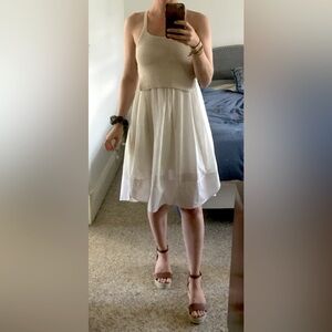 Anthropologie White Dress